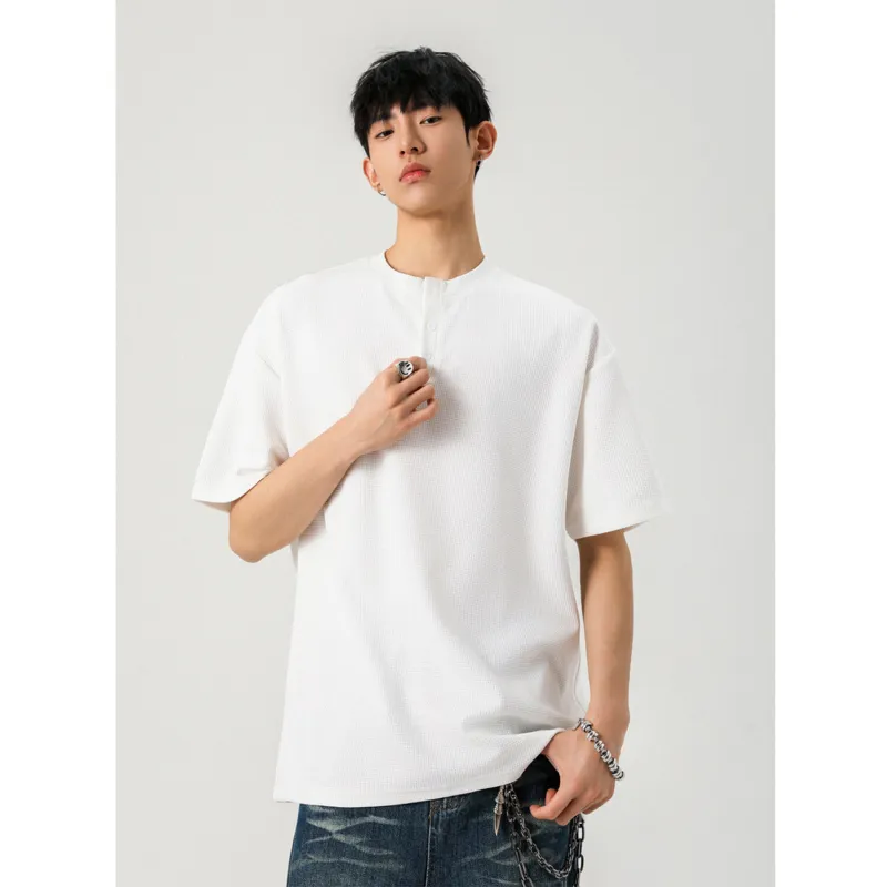 PAINT STAIN Versatile Basic T Shirt Unisex Classic Black-25
