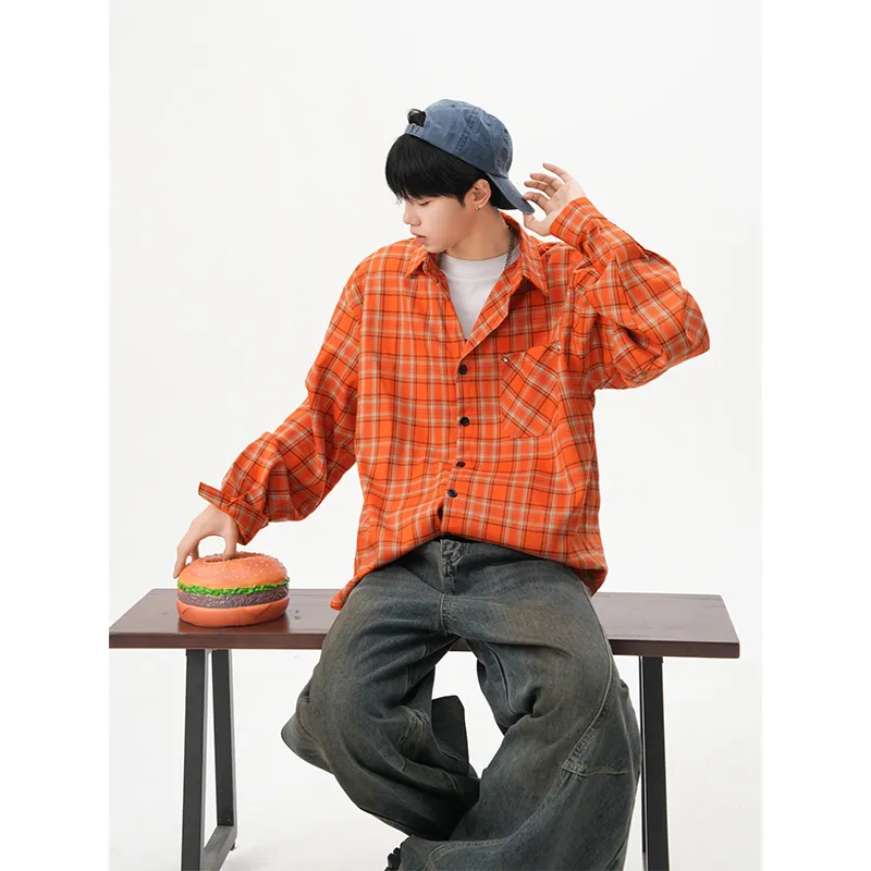 Lulifama Fashion Shirt Unisex Active Orange-2