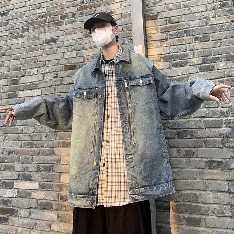 M-MAICCO Denim Jacket Unisex Blue-3