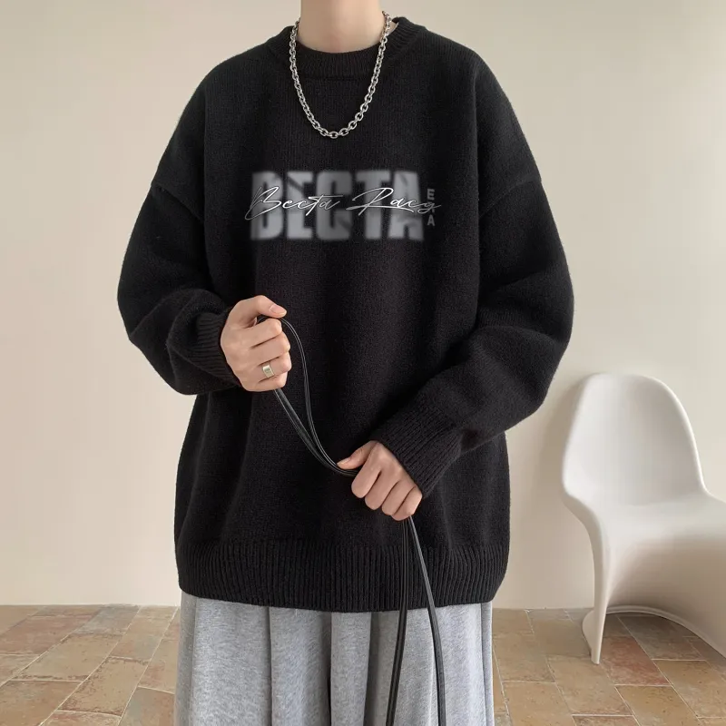 TYPERIGHTER Sweater Unisex Black-2