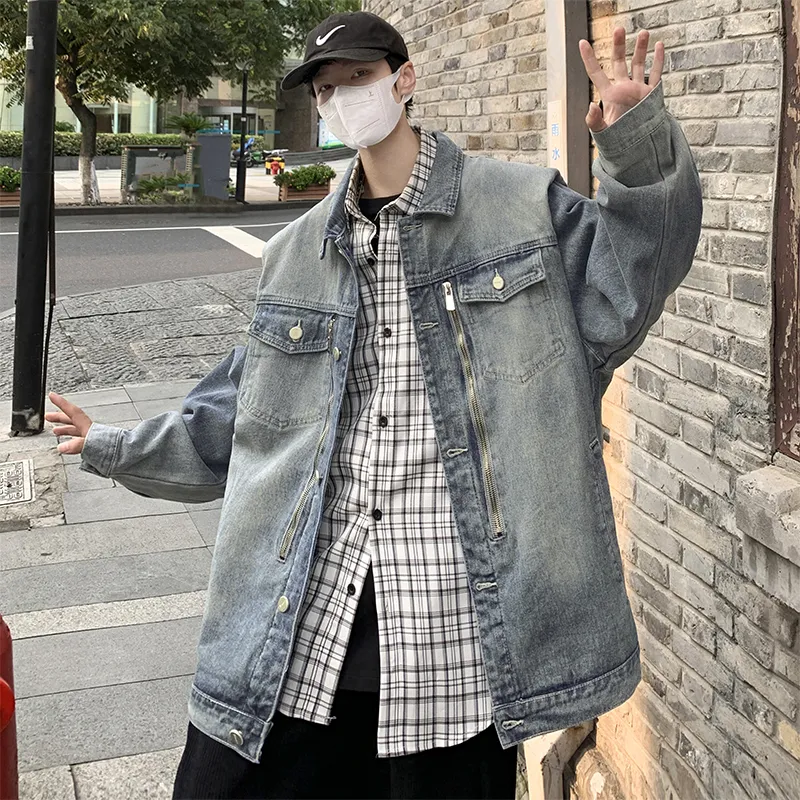 M-MAICCO Denim Jacket Unisex Blue-1
