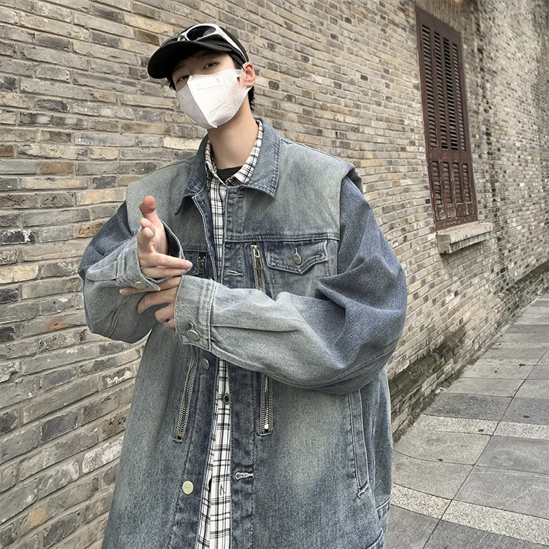 M-MAICCO Denim Jacket Unisex Blue-2