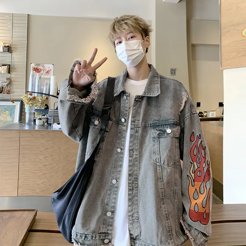 TESTUNG Denim Jacket Unisex Blue-5