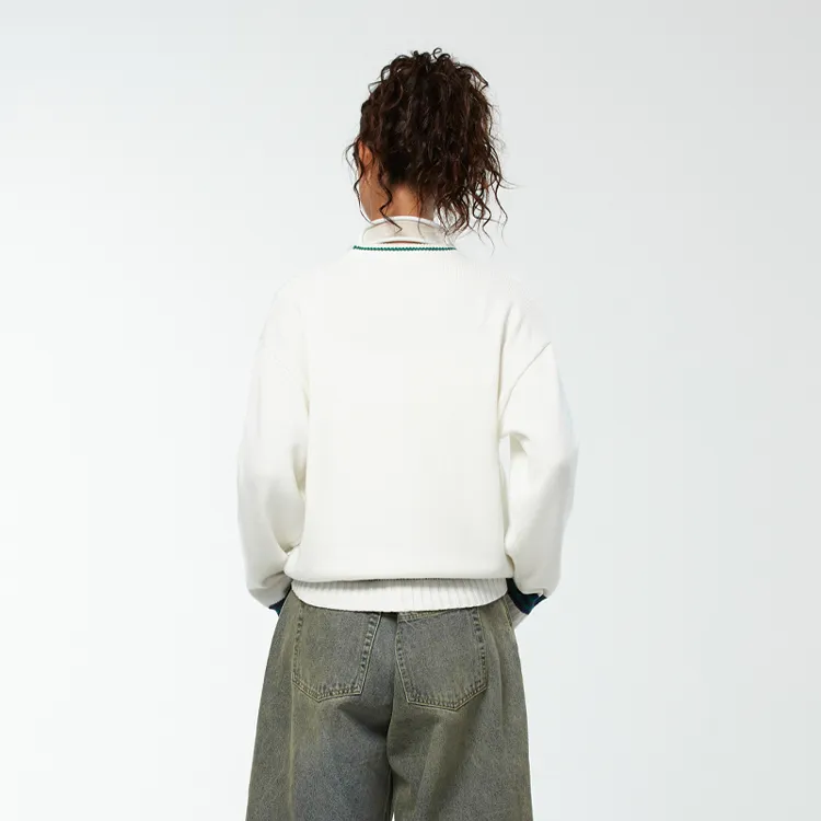 Melting Sadness Sweaters Unisex Ecru-2