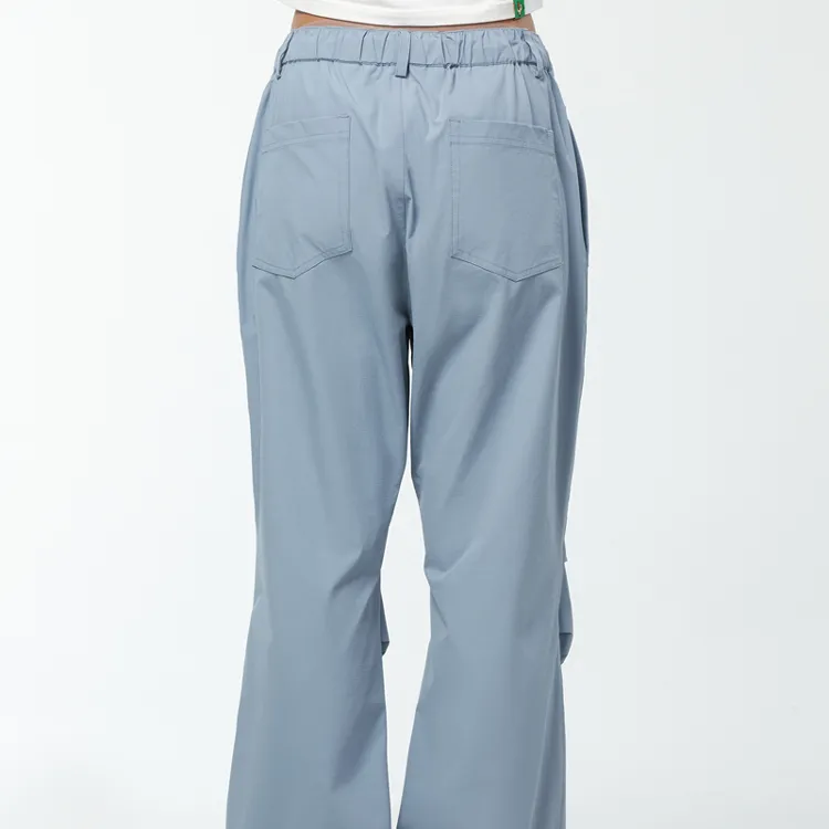 Melting Sadness Casual Pants Unisex Gray-5