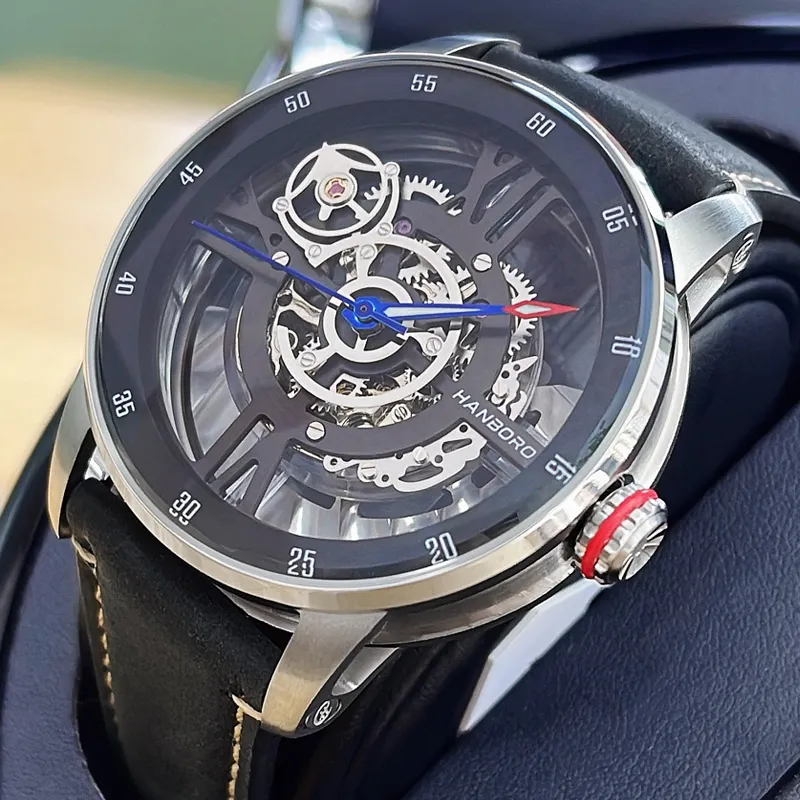 HANBORO Men Watch-5
