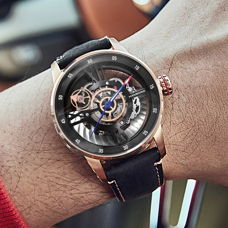 HANBORO Men Watch-4