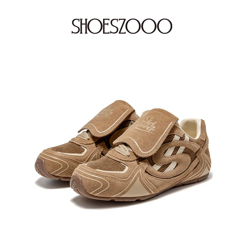 SHOESZOOO Slip-Resistant Coverage Lightweight Low-Top Casual Shoes Women's Toffee-1