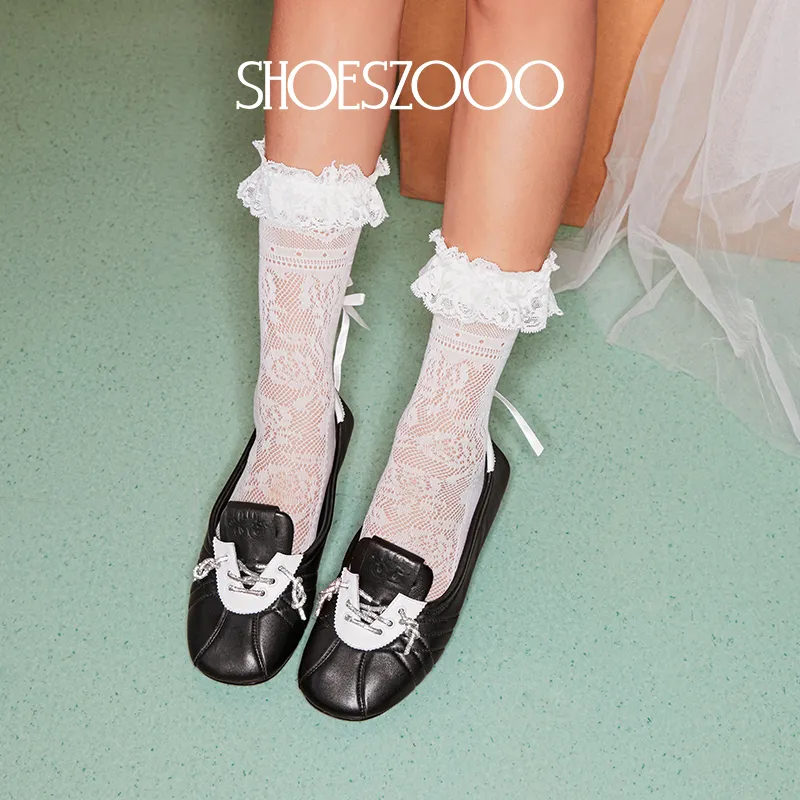 SHOESZOOO Elegant Fashion Casual Shoes 1.5cm Women's Black Silver-1