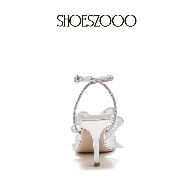 SHOESZOOO Slim Heel High Heels 8.5cm Women's Cloud Moon Gathering Stars-4