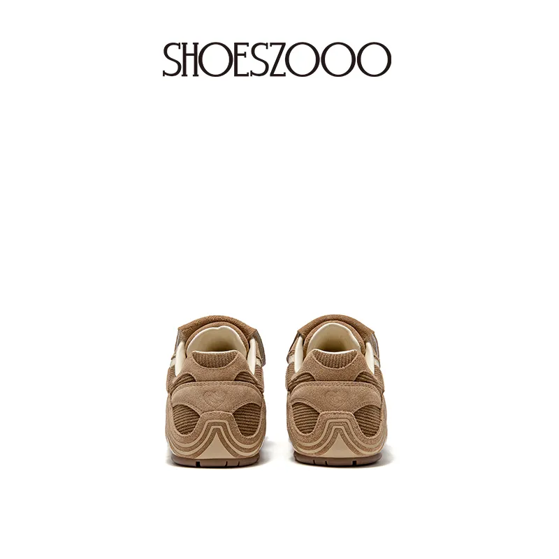 SHOESZOOO Slip-Resistant Coverage Lightweight Low-Top Casual Shoes Women's Toffee-4