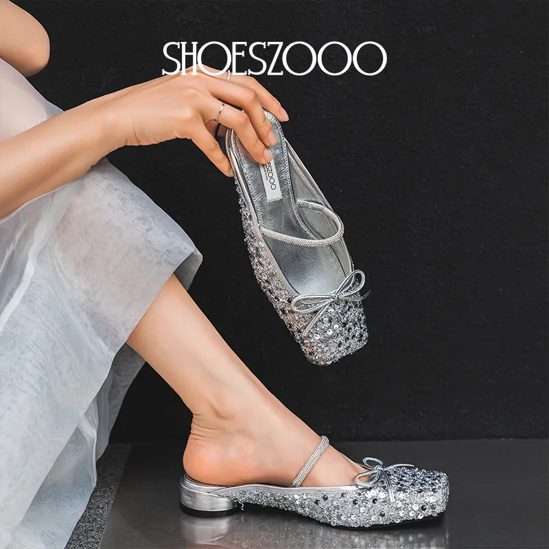 SHOESZOOO Closed Toe Slippers Women's-4