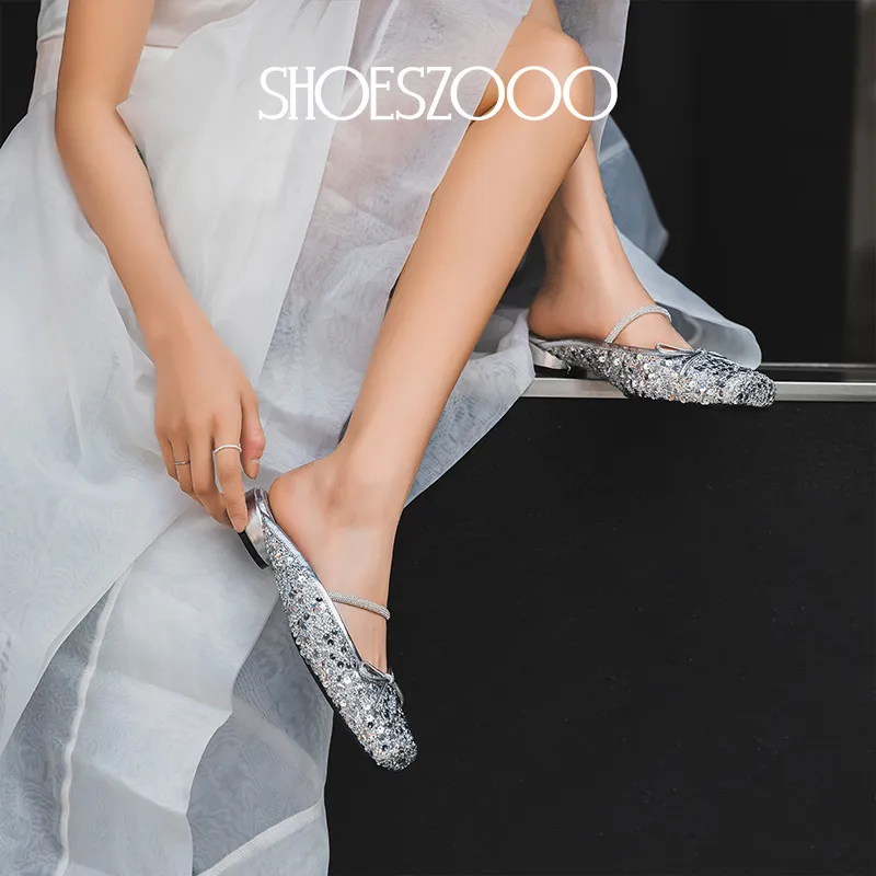 SHOESZOOO Closed Toe Slippers Women's-2