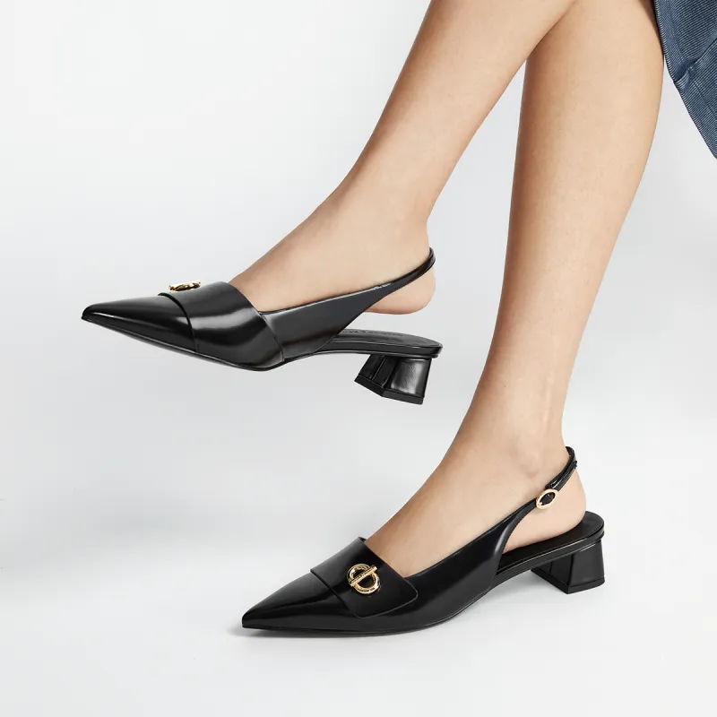 CHARLES&KEITH Small Ck One Strap Sandals 3.6cm Women's-14