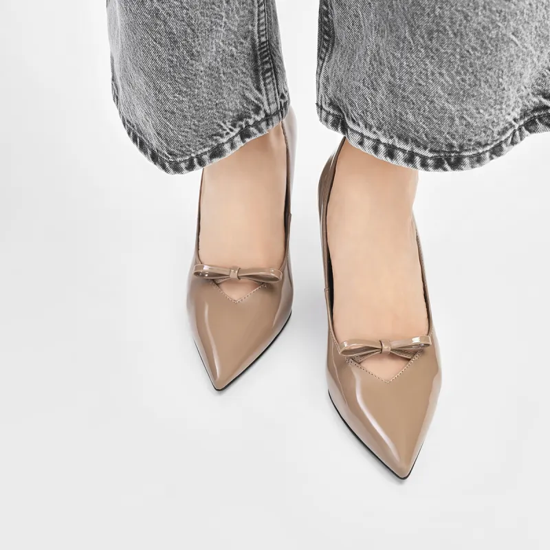 CHARLES&KEITH Small CK Slim Heel High Heels 8.2cm Women's-9