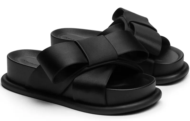 CHARLES&KEITH Composite Sole Slip Resistant Slide Slippers 3.5cm Women's-1