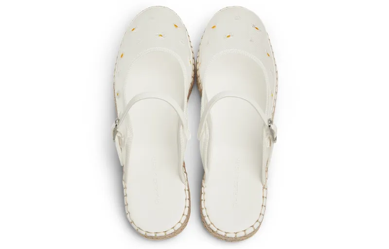 CHARLES&KEITH Composite Sole Closed Toe Slippers Women's White-2