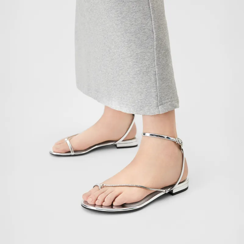 CHARLES&KEITH Small Ck One Strap Sandals 1.6cm Women's-3