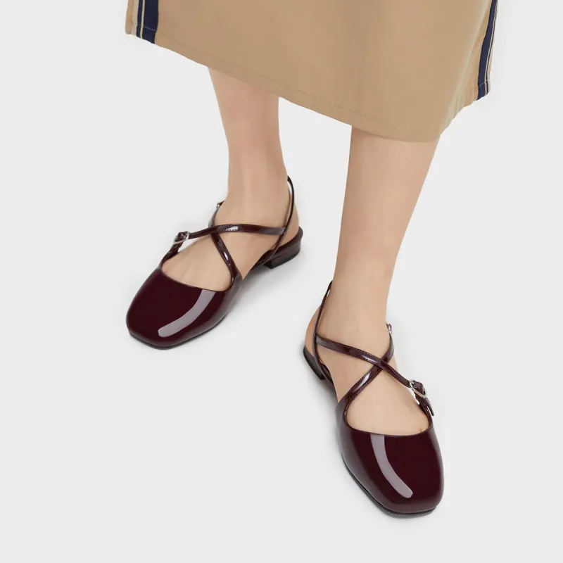 CHARLES&KEITH Small Ck One Strap Sandals 2.2cm Women's-11
