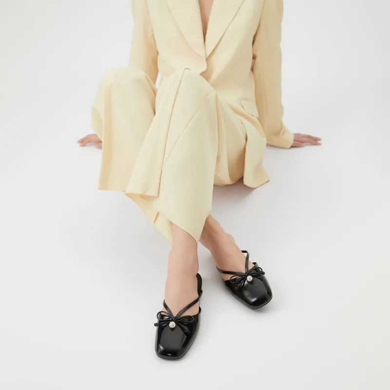 CHARLES&KEITH Composite Sole Closed Toe Slippers 1.6cm Women's-7