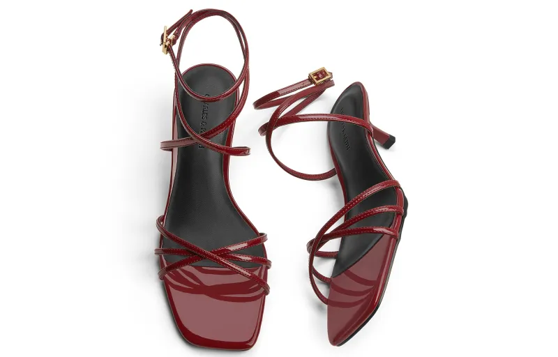 CHARLES&KEITH Small Ck One Strap Sandals 5cm Women's-6