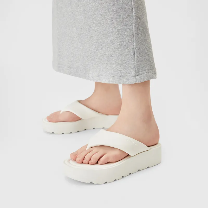 CHARLES&KEITH EVA Flip Flops 4.5cm Women's-7