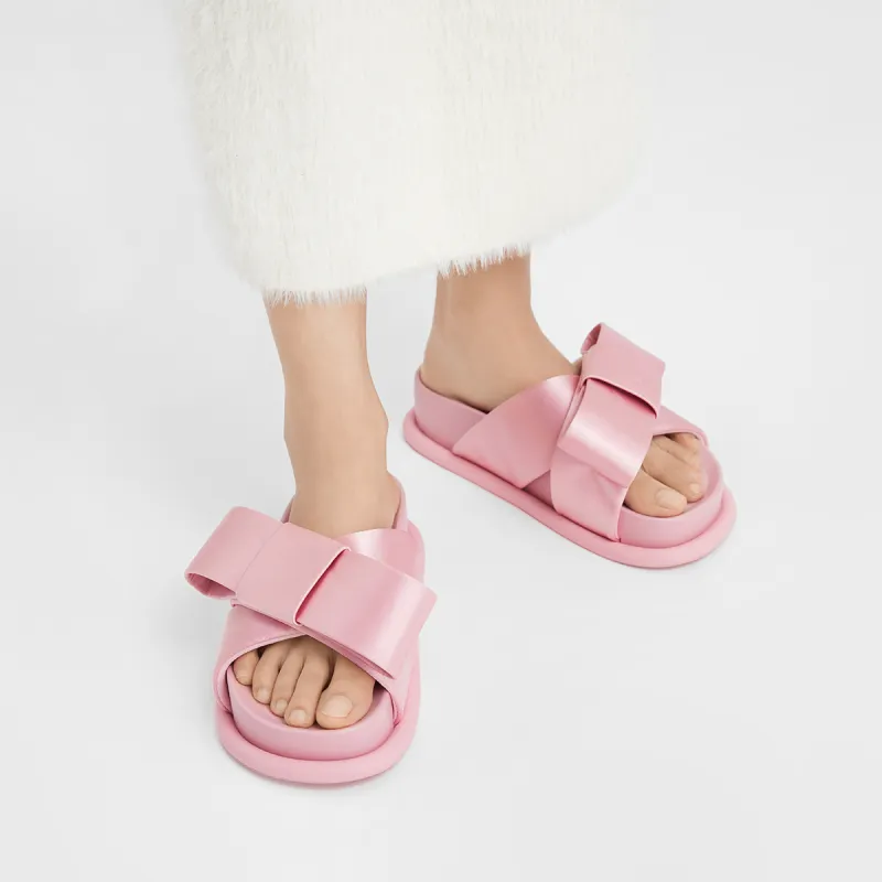 CHARLES&KEITH Composite Sole Slip Resistant Slide Slippers 3.5cm Women's-12