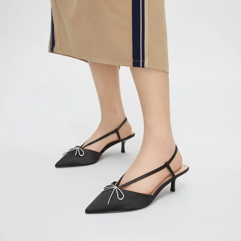 CHARLES&KEITH Small Ck Slim Heel High Heels 5.5cm Women's-3
