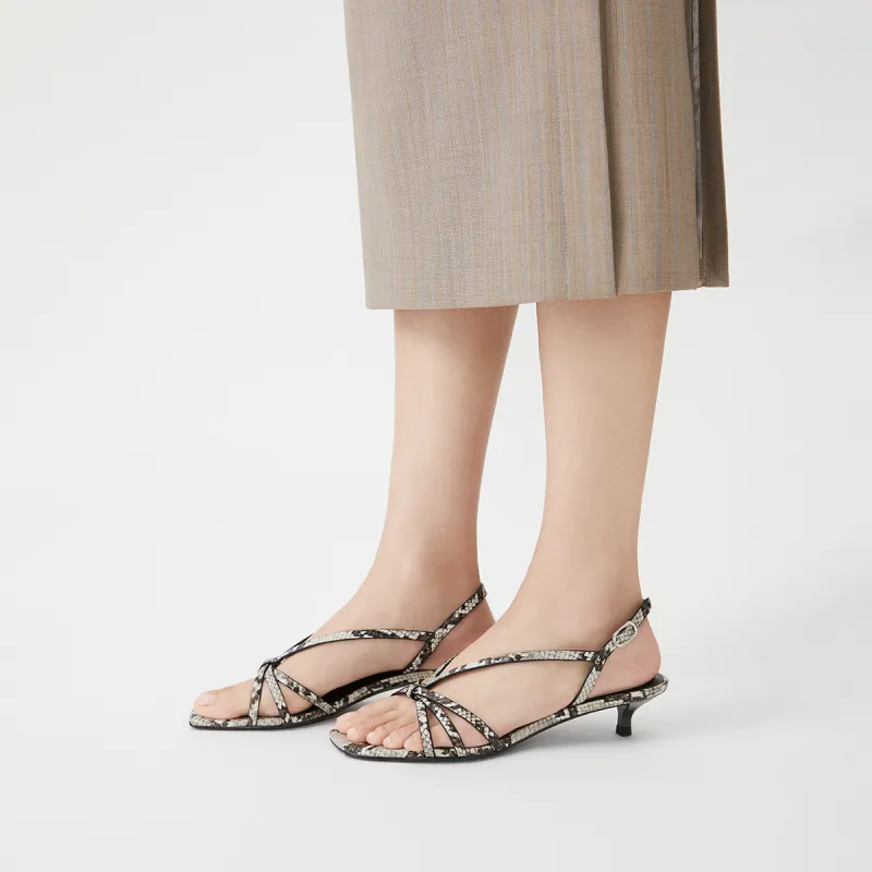 CHARLES&KEITH Small Ck One Strap Sandals 3.5cm Women's-11