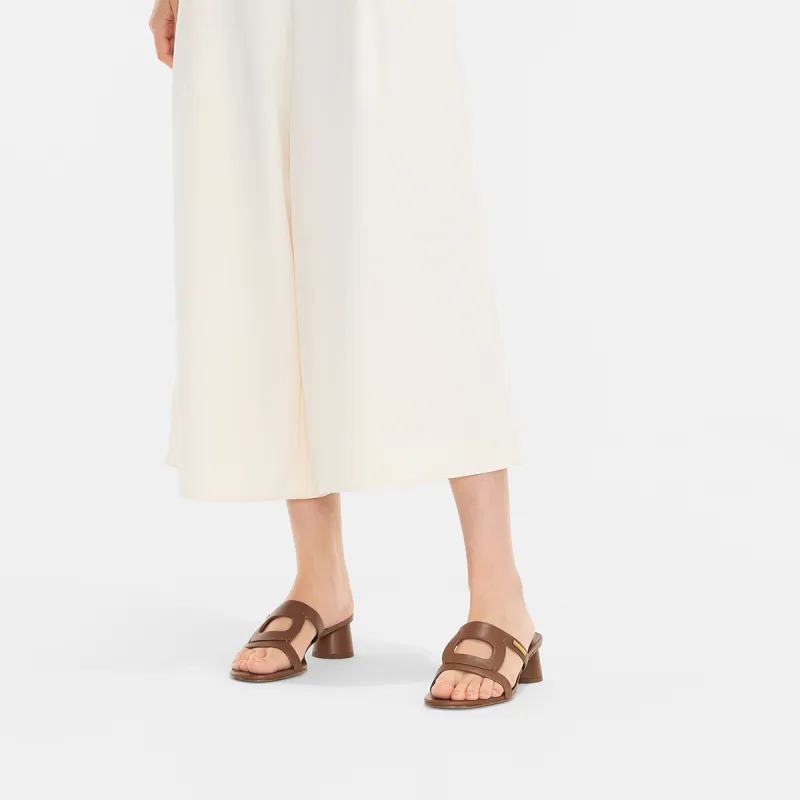 CHARLES&KEITH Composite Sole Slide Slippers 4.3cm Women's-9