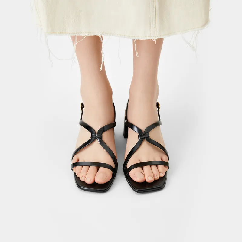 CHARLES&KEITH Small Ck One Strap Sandals 5.1cm Women's-7