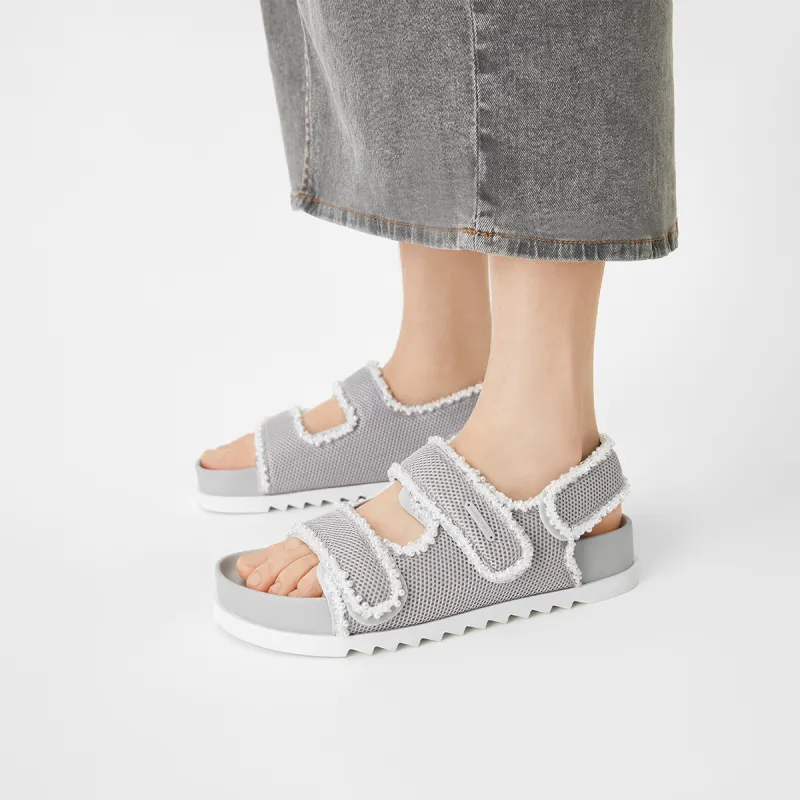 CHARLES&KEITH Small Ck One Strap Sandals 2.5cm Women's-7