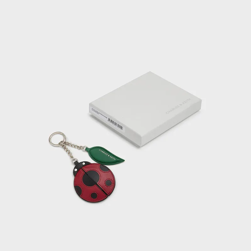 CHARLES&KEITH Polyurethane Bag Accessory Unisex Red-2