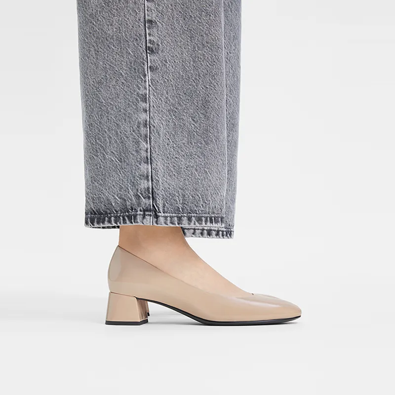 CHARLES&KEITH Small CK Casual Single Shoes 4.1cm Women's Multicolor-3
