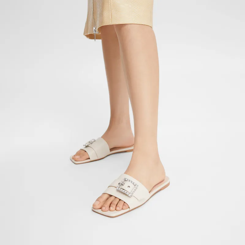 CHARLES&KEITH Composite Sole Slide Slippers 1.5cm Women's-3