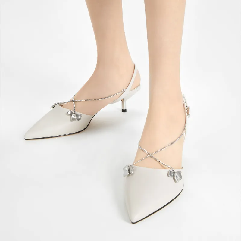 CHARLES&KEITH Small CK Strap Sandals 5.3cm Women's-4