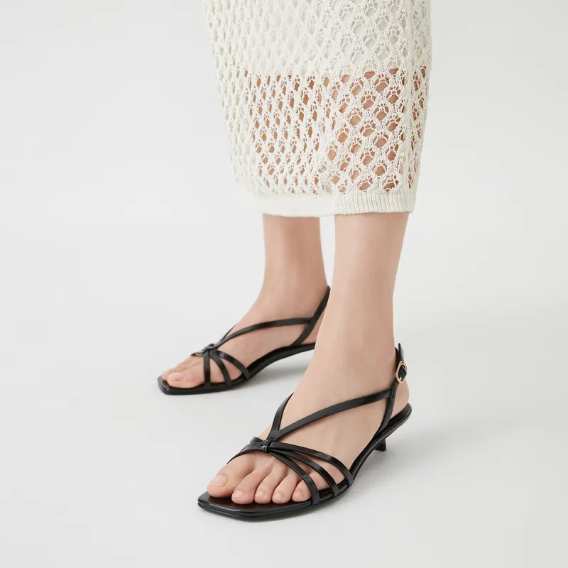 CHARLES&KEITH Small Ck One Strap Sandals 3.5cm Women's-3