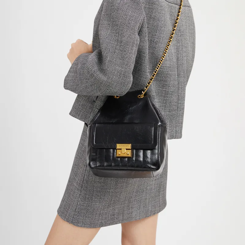 CHARLES&KEITH PU Backpack Medium Size Women's Multicolor-3