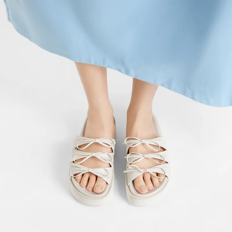 CHARLES&KEITH Composite Sole EVA Slide Slippers 5.5cm Women's-10