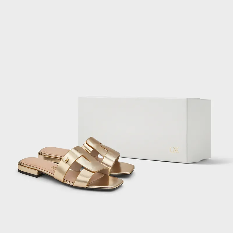 CHARLES&KEITH Composite Sole Slide Slippers 2cm Women's-9