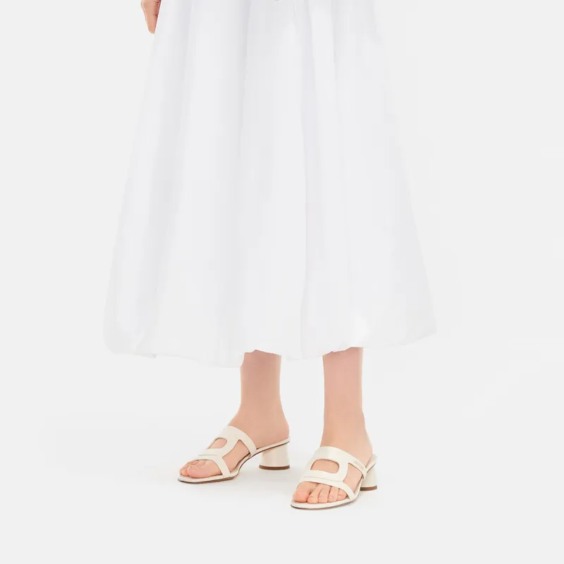 CHARLES&KEITH Composite Sole Slide Slippers 4.3cm Women's-4