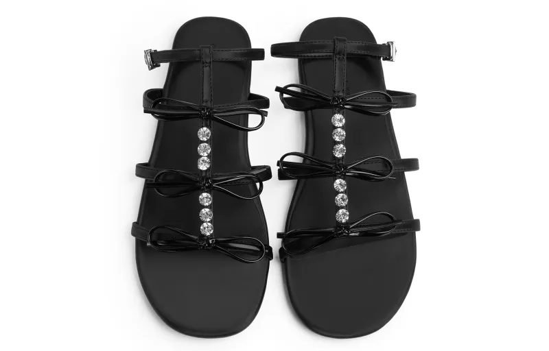 CHARLES&KEITH Small Ck One Strap Sandals 1.5cm Women's-6