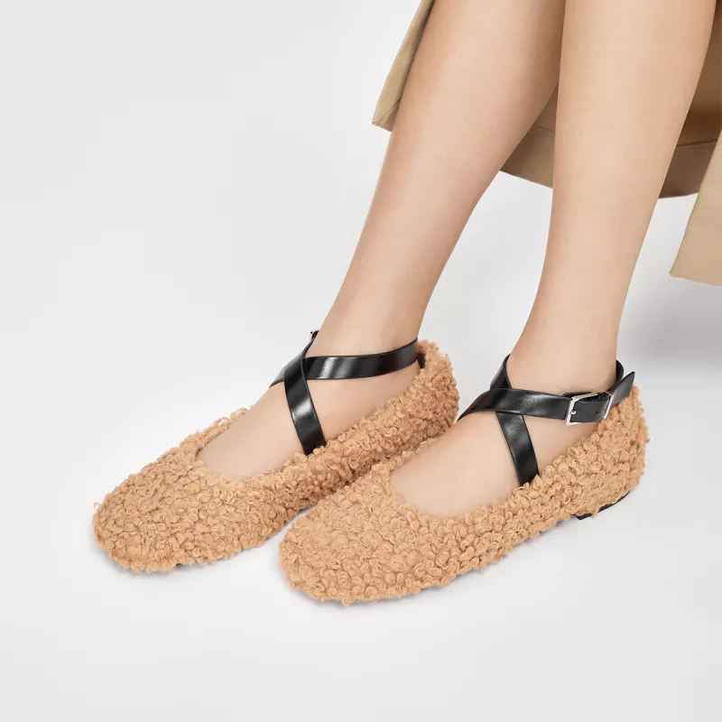 CHARLES&KEITH Small CK Casual Single Shoes 0.5cm Women's-6