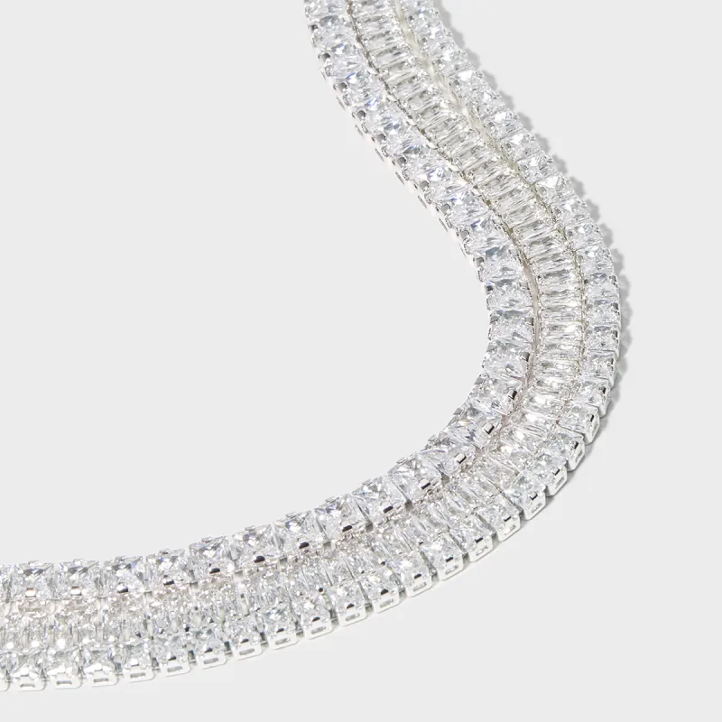 CHARLES&KEITH Brass/Semi Precious Stone Necklaces Women's Silver-4