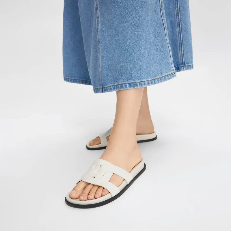 CHARLES&KEITH Composite Sole Slide Slippers 2cm Women's-3