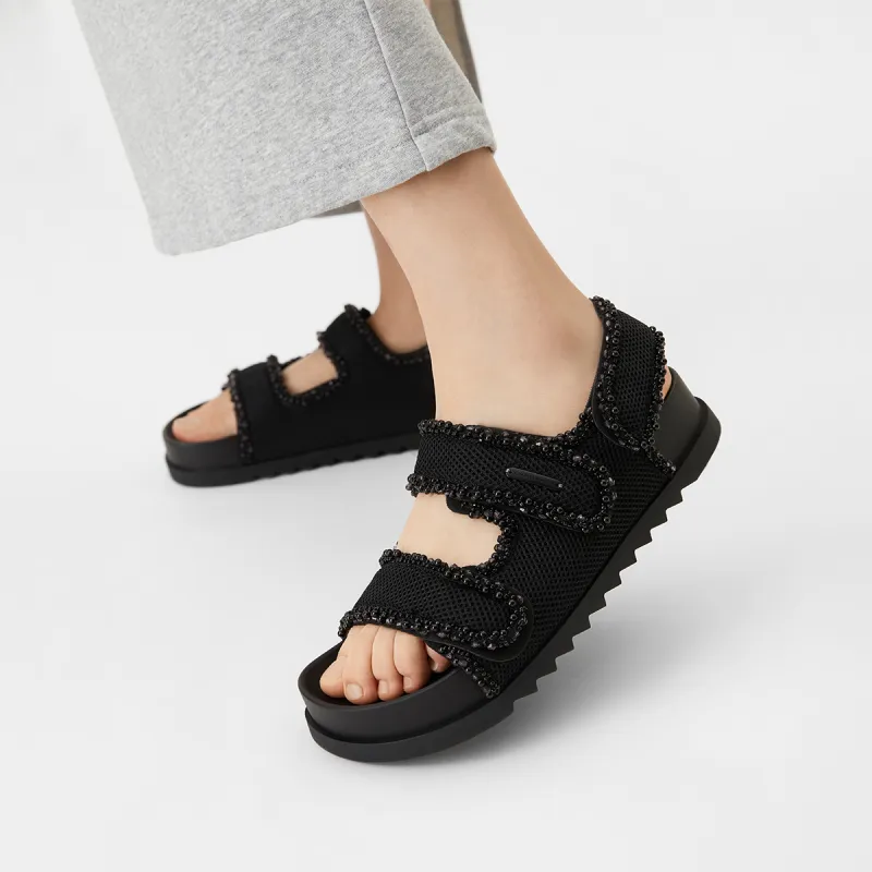 CHARLES&KEITH Small Ck One Strap Sandals 2.5cm Women's-3