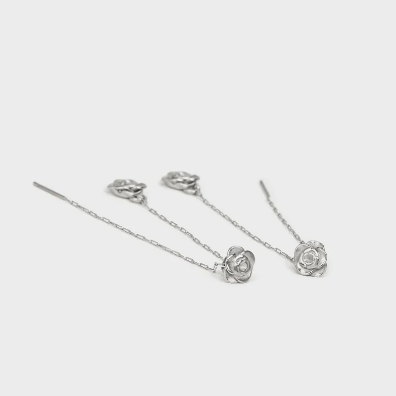 CHARLES&KEITH Stainless Steel Earrings Women's Rose Gold/Silver-7