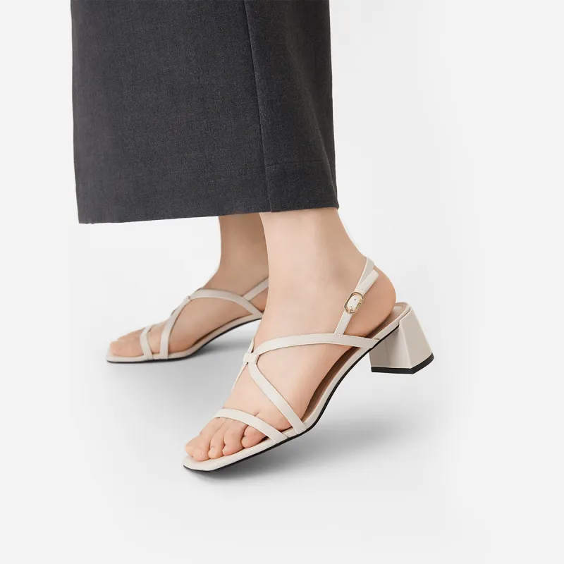 CHARLES&KEITH Small Ck One Strap Sandals 5.1cm Women's-3