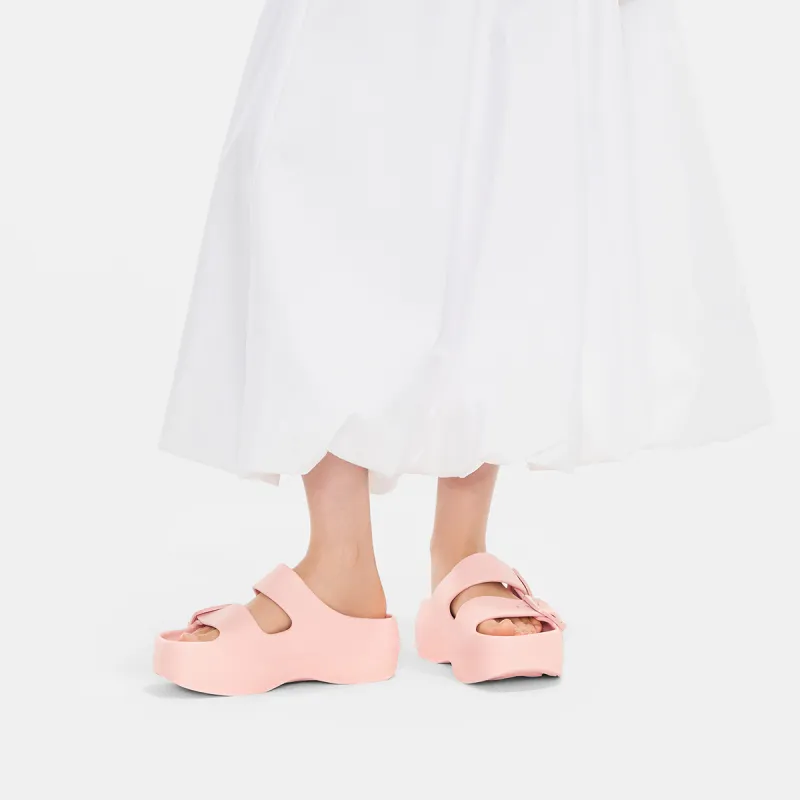 CHARLES&KEITH EVA Slide Slippers 5cm Women's-14