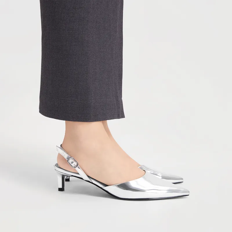 CHARLES&KEITH Small Ck One Strap Sandals 4.8cm Women's-7
